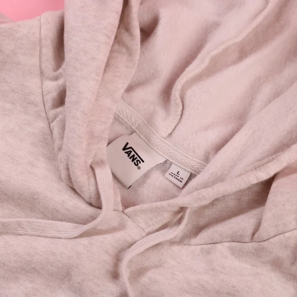 Vans Tangled Pressed Floral Hoodie, Size Womens L Oatmeal Cottage Core Vibes - Picture 2 of 8